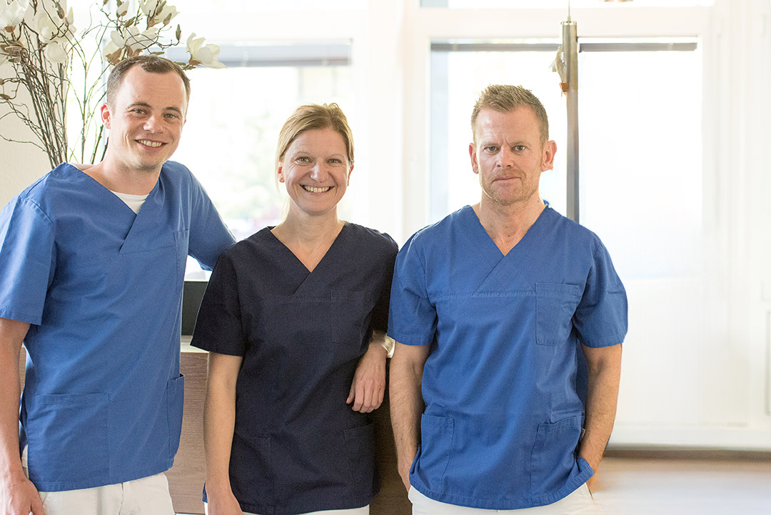 Empfangsbereich der Zahnarztpraxis