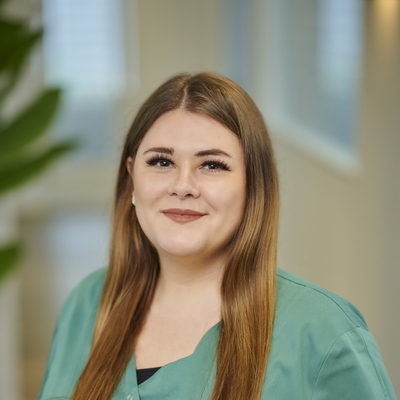 Teammitglied in der Behandlung