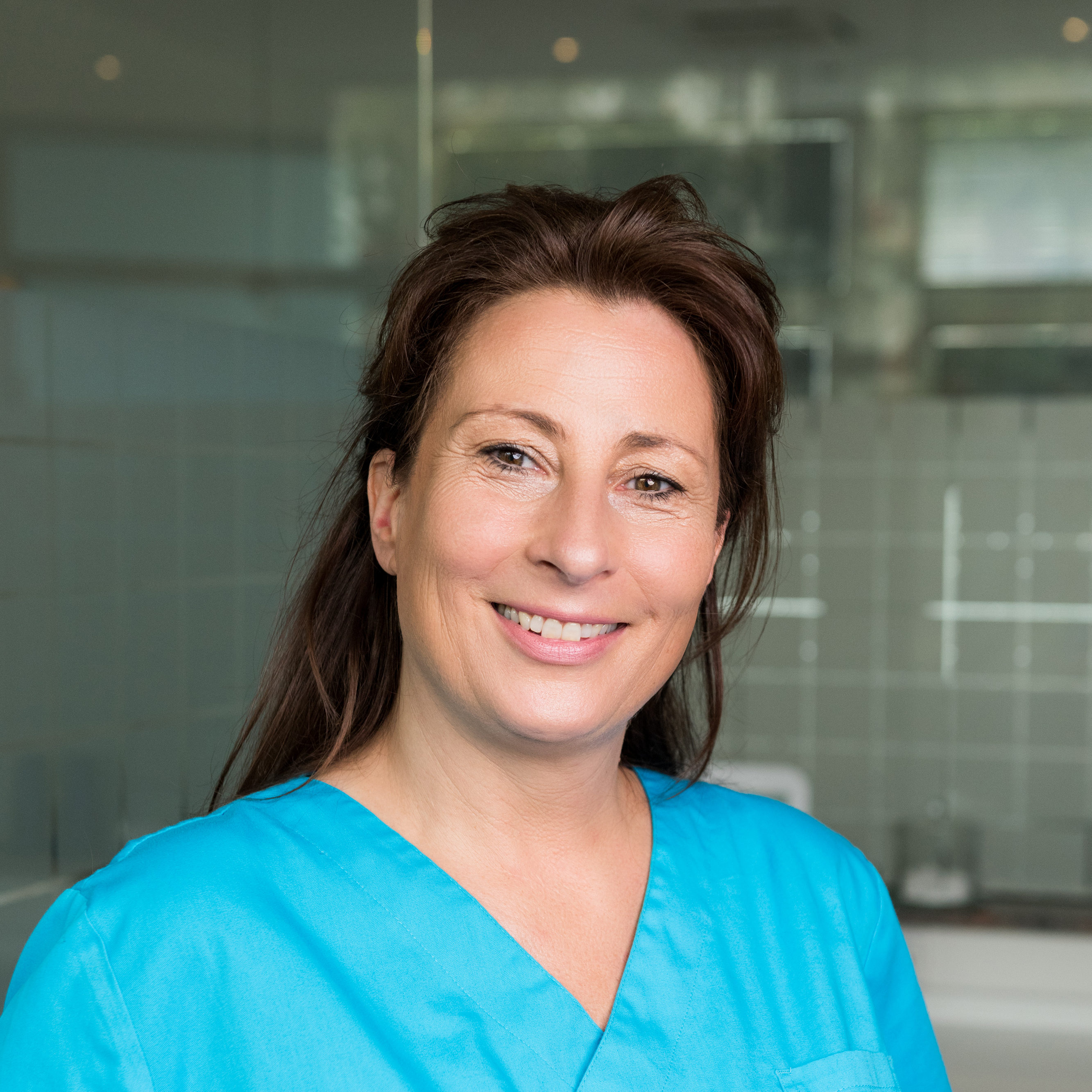 Teammitglied in der Prophylaxe